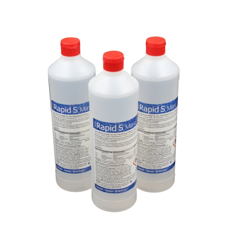 Rapid S Mano, Handdesinfektion, 3x1L Rapid S Mano, Handdesinfektion, 3x1L